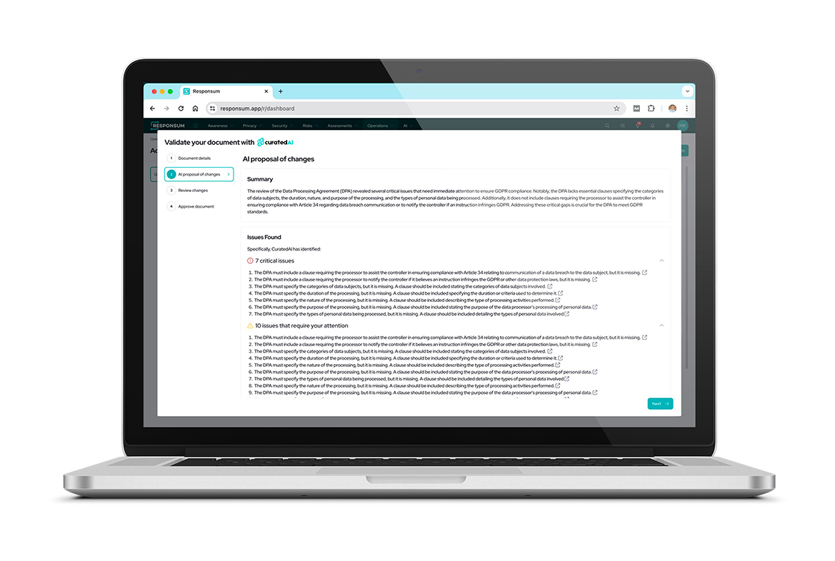 AI-Driven document review