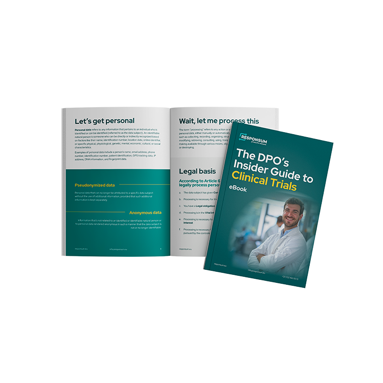 The dpo's insider guide to clinical trials mockup