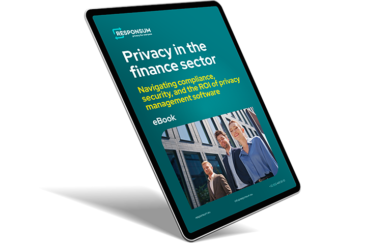 privacy in the finance sector mockup