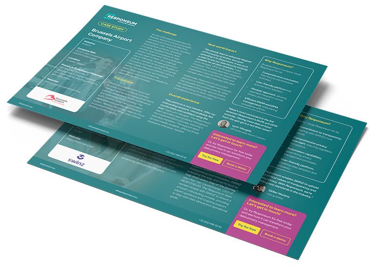 Reference Case Success Story Onepager Mockup