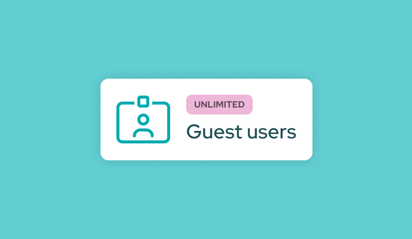 Features - Unlimited guest users