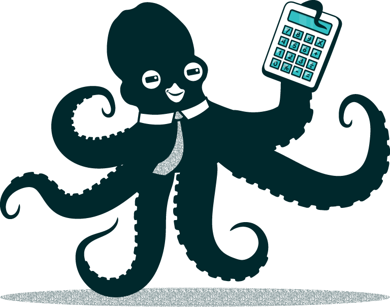 Octopus with calculator-01